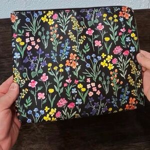 Day Designer Colorful Floral Cosmetic Bag